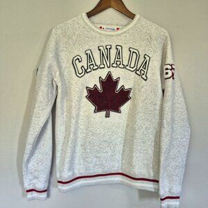 Hudsons Bay Company Original Fleece Sweater Embroidered Patches